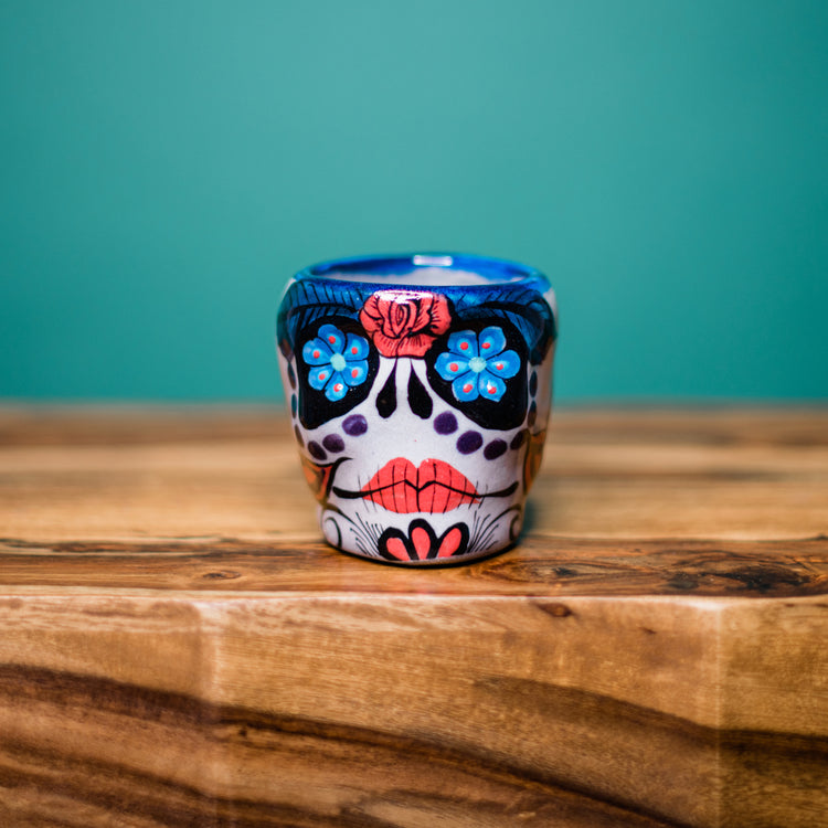 Catrina Sugar Skull Skeleton Mug