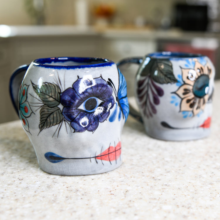 Catrina Sugar Skull Skeleton Mug