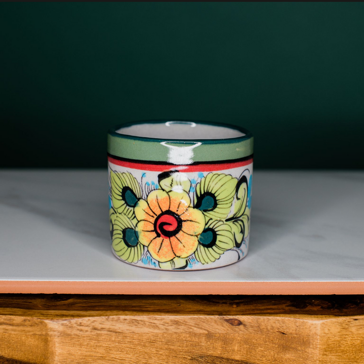 Wild Bird Handleless Mug/ Planter