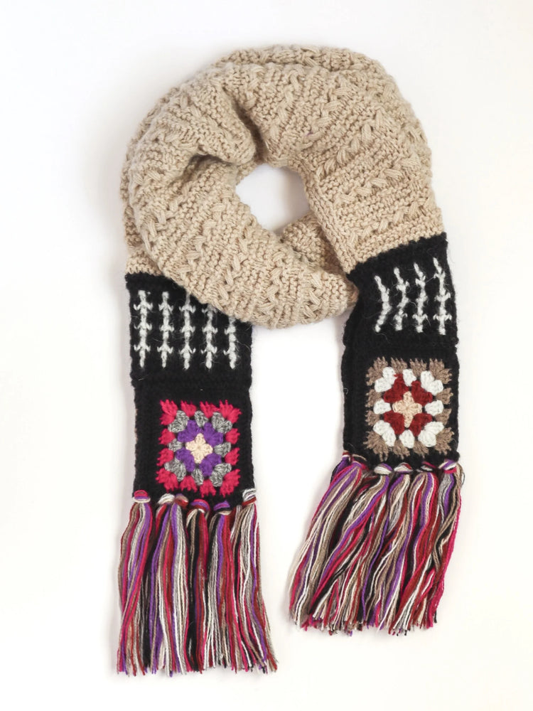 Retro Crochet Scarf