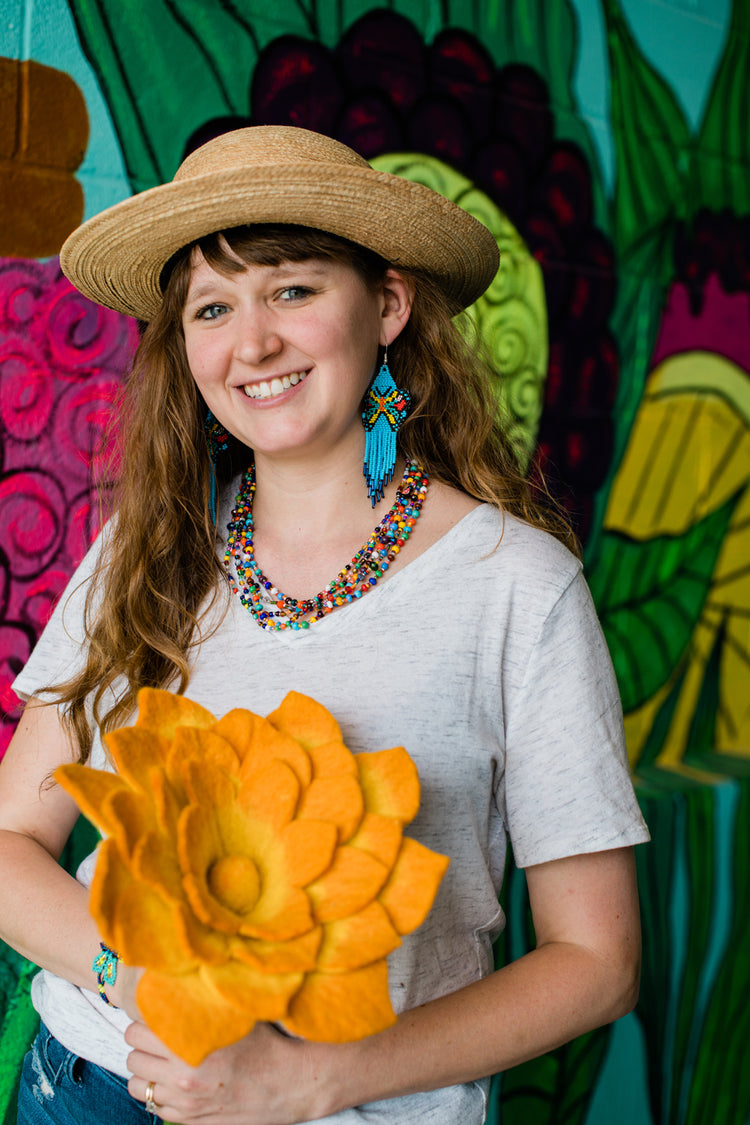Butterfly Fringe Earring