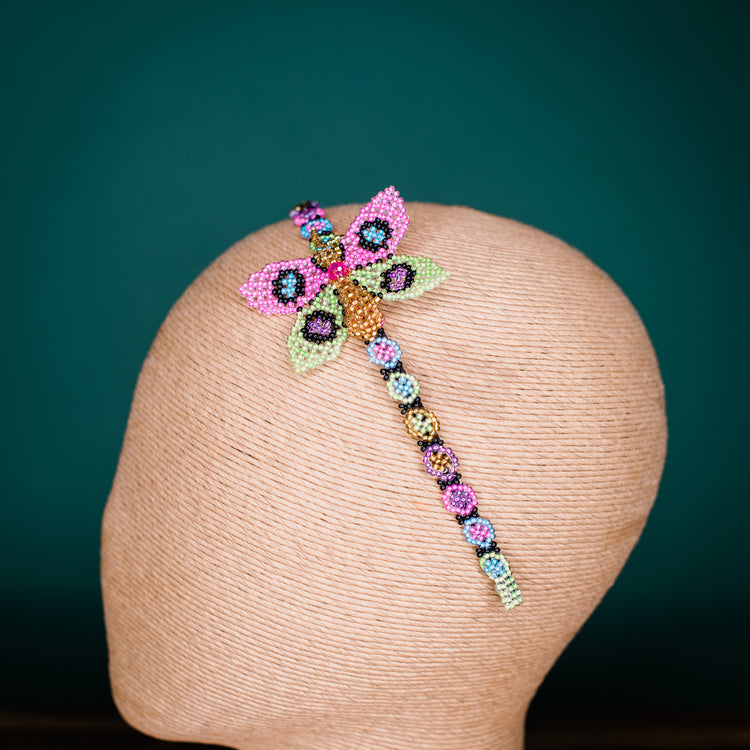 Beaded Butterfly Headband