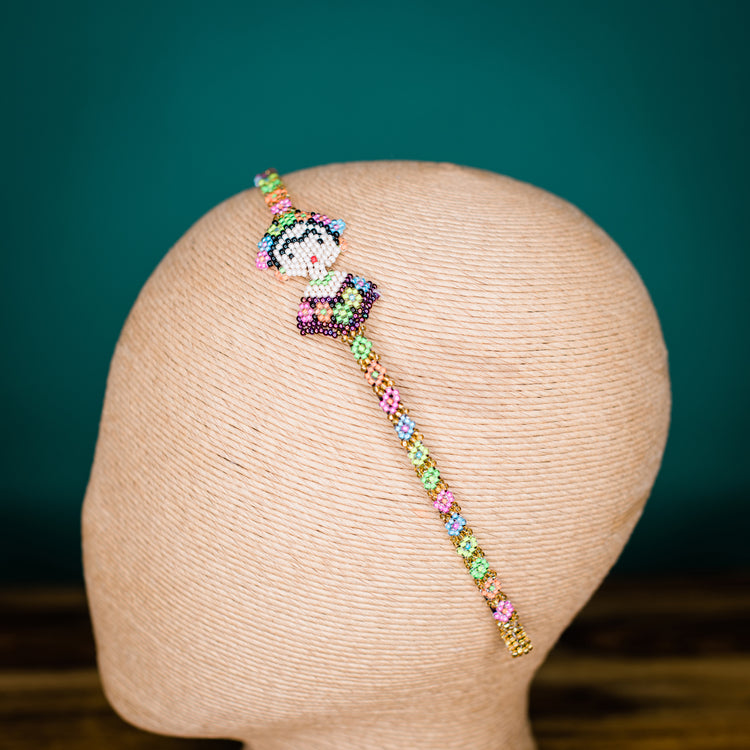 Beaded Frida Kahlo Headband