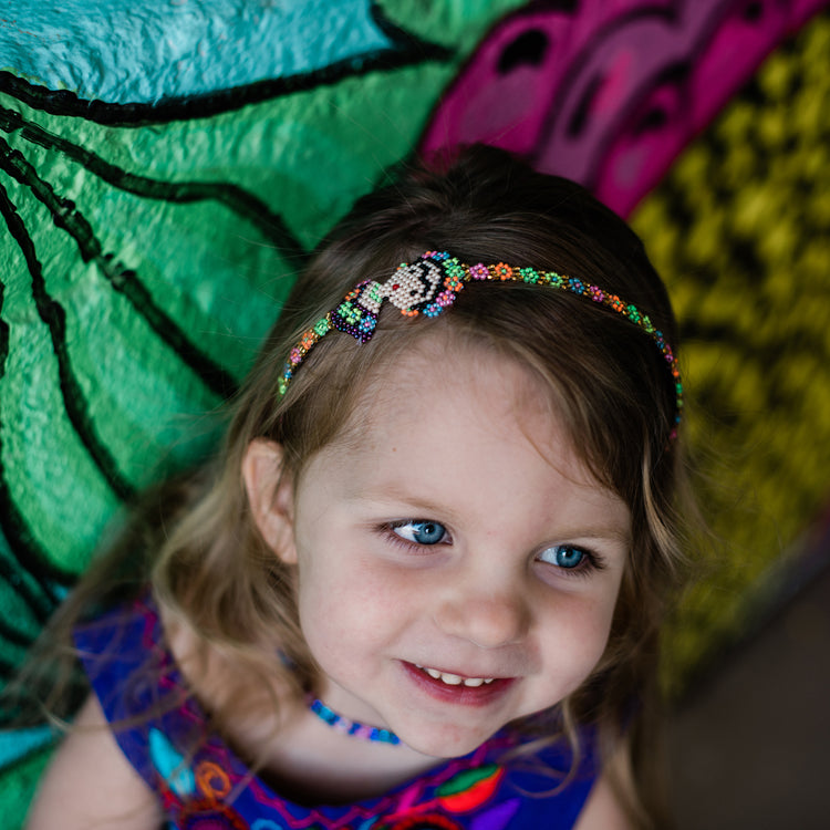 Beaded Frida Kahlo Headband