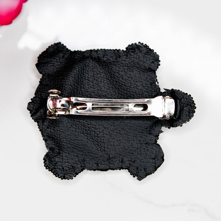 Beaded Turtle Barrette