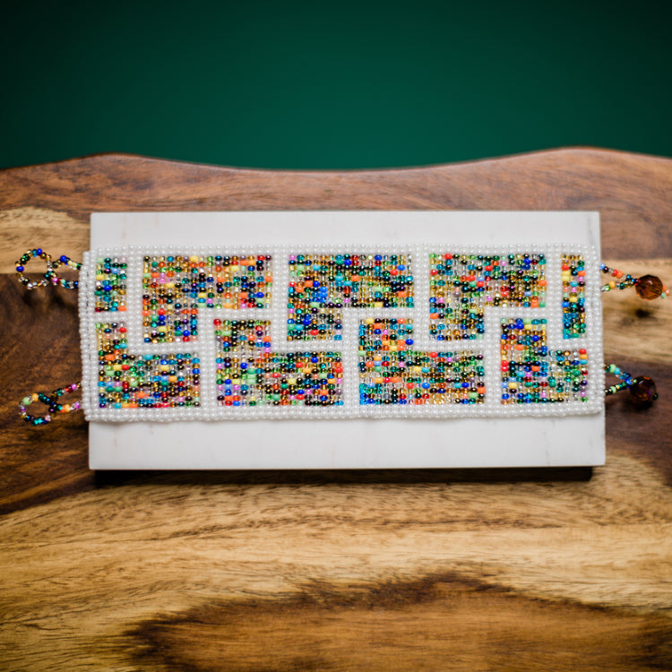 Beaded Mosaic Cuff