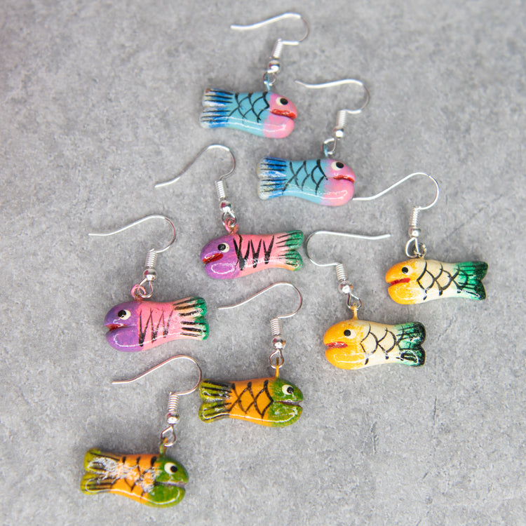 Fish Ceramic Earrings