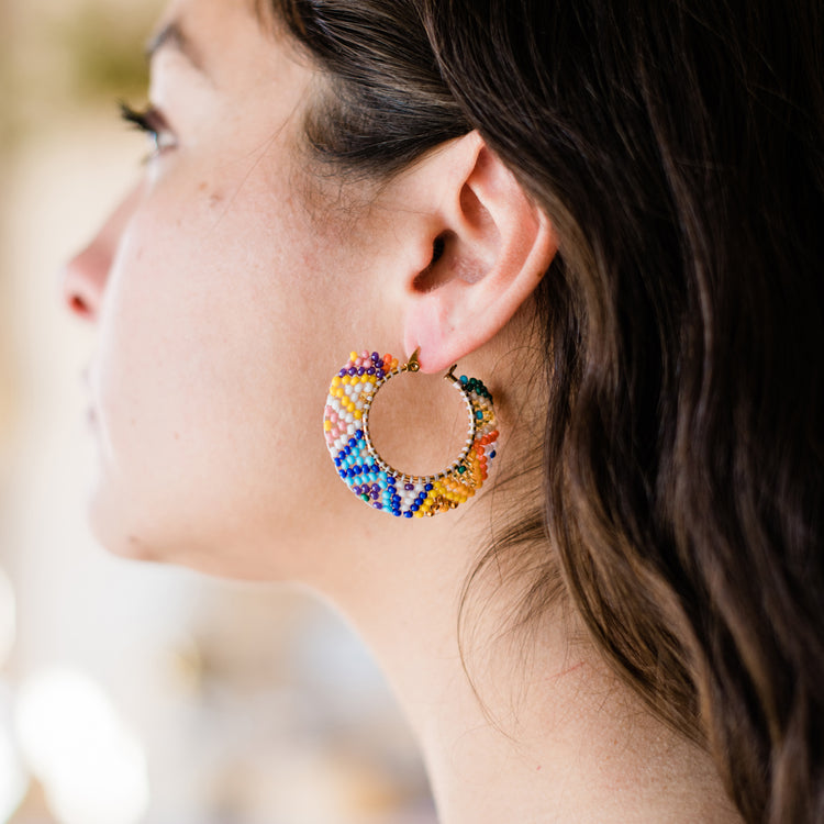 Fiesta Round Earrings