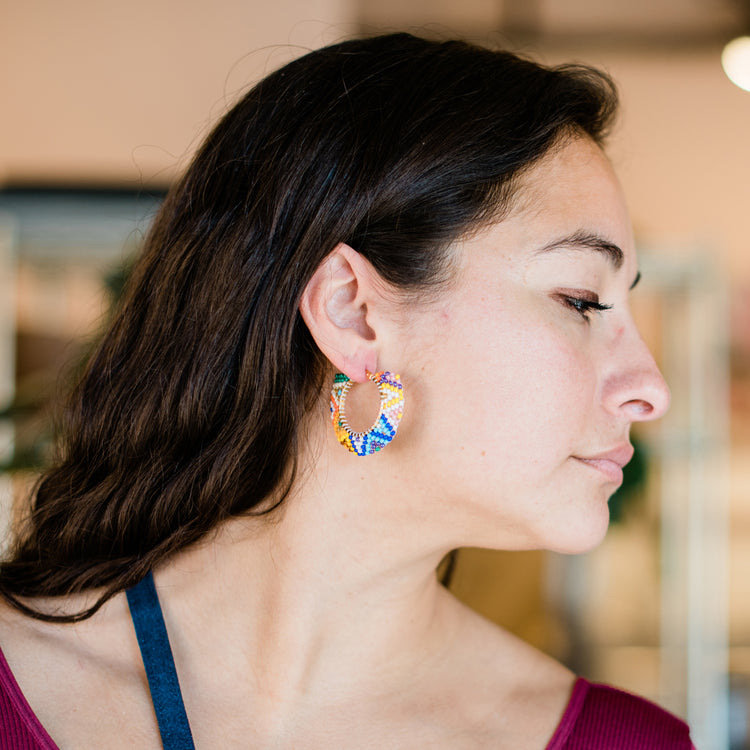 Fiesta Round Earrings