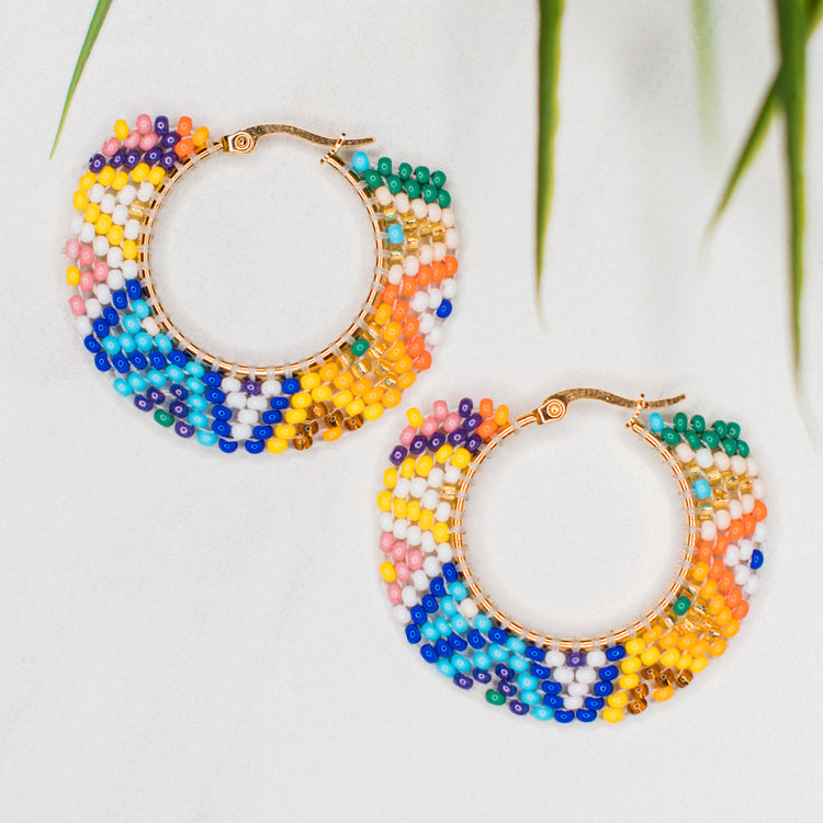 Fiesta Round Earrings