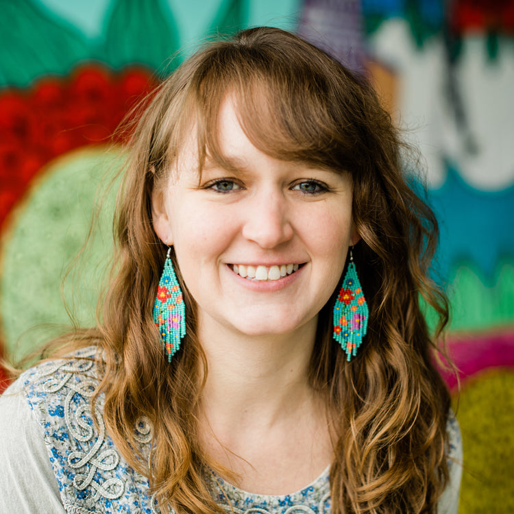 Fringe Flower Earrings