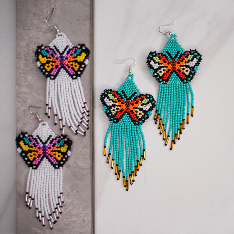 Butterfly Fringe Earring