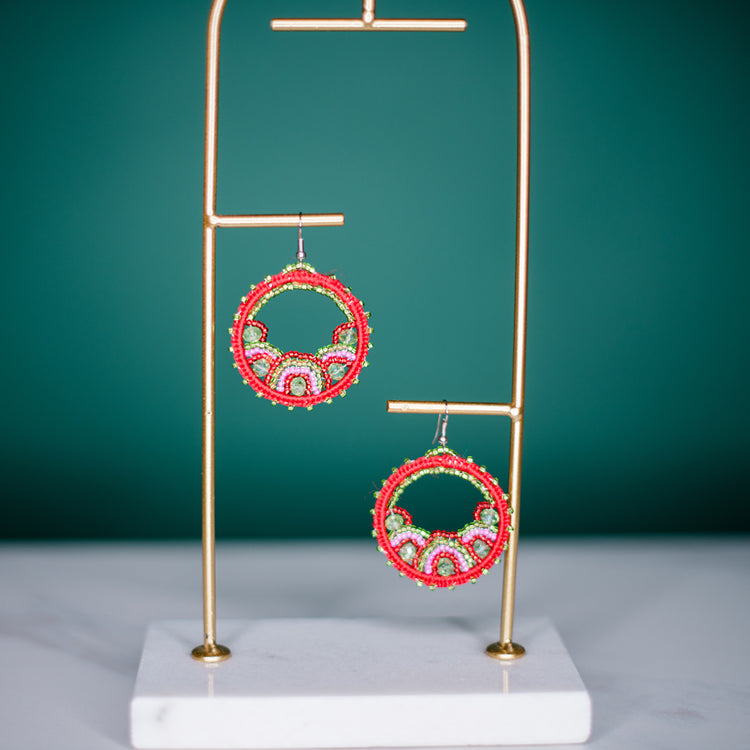 Crystal Hoops
