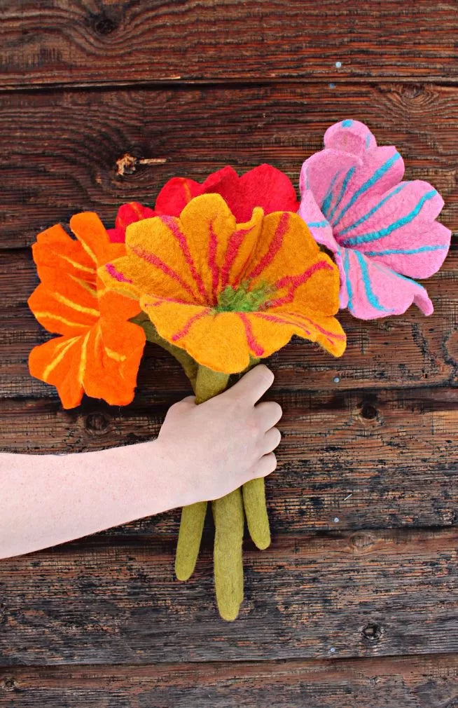 Felt Flower Large – Lucia's World Emporium