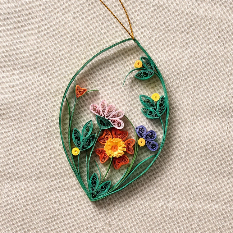 Mau Quilled Flower Ornament