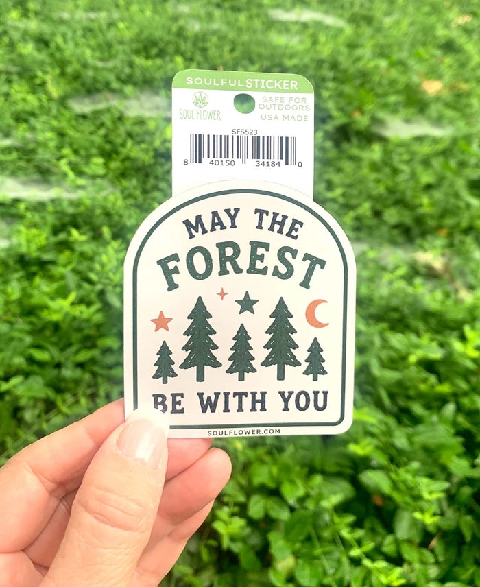 May The Forest Be With You Sticker