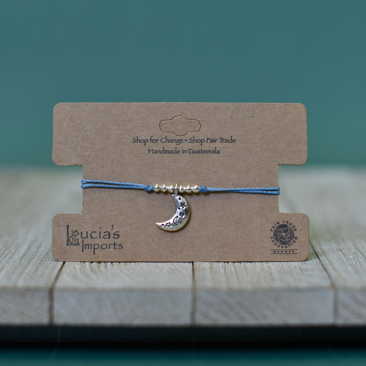 Moon String Charm Bracelet