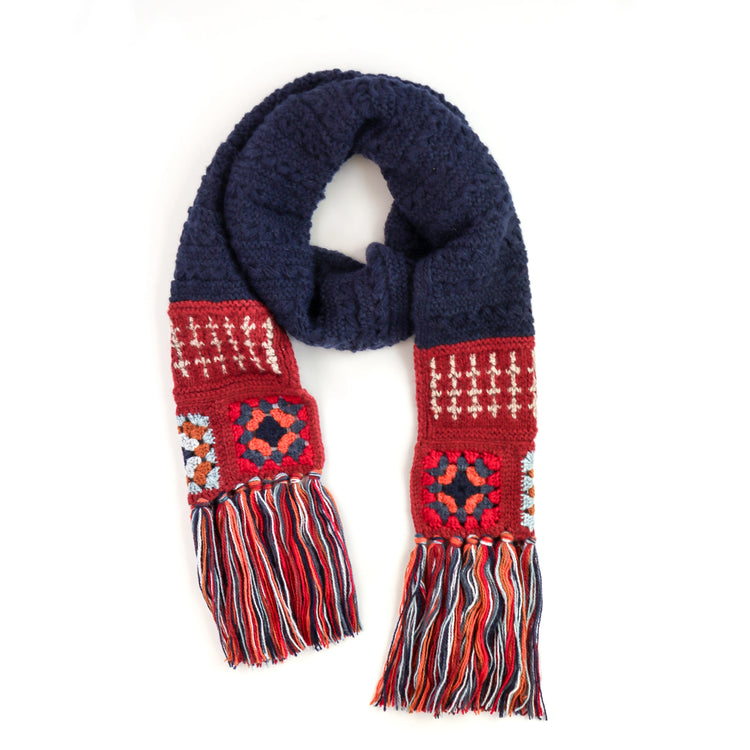 Retro Crochet Scarf