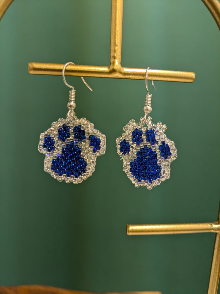 Kentucky Paw Print Earring