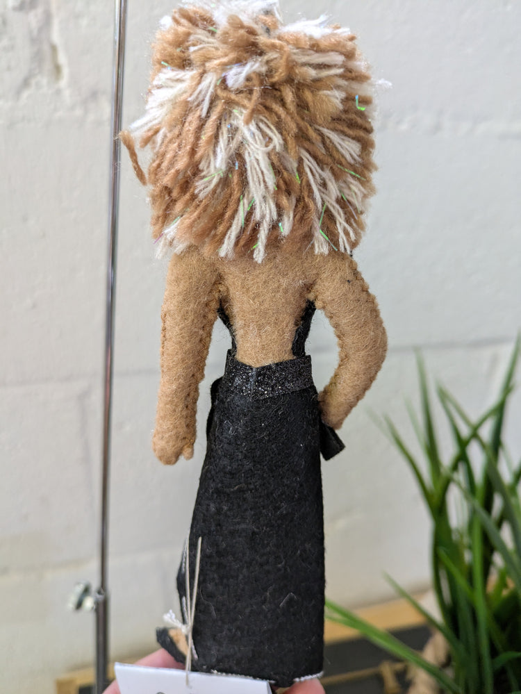 Tina Turner Felt Ornament