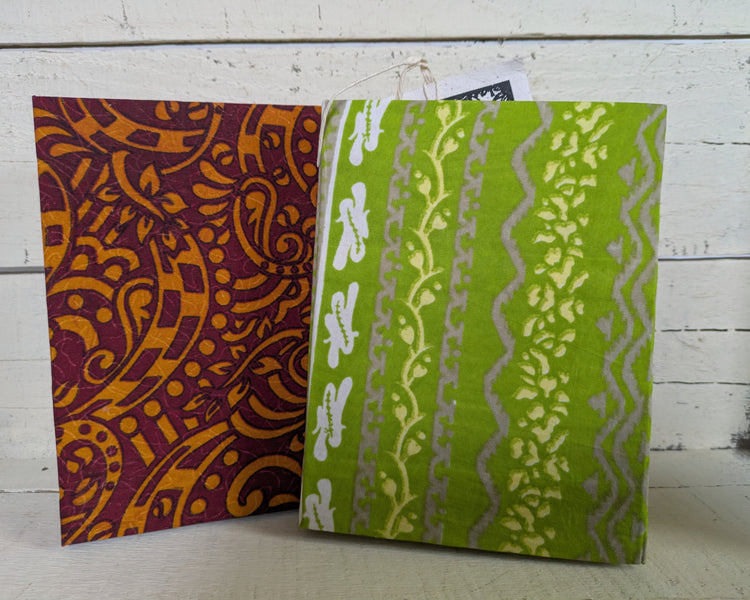 Small Book Journal w/Sari Cover