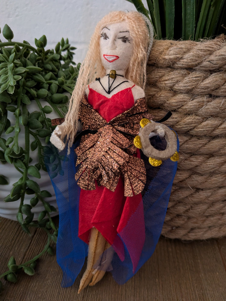 Stevie Nicks Felt Ornament