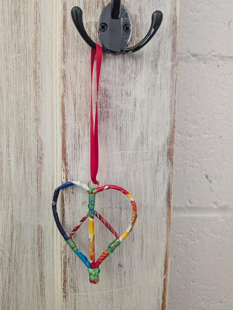 Peace Heart Ornament