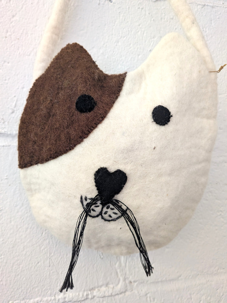 Puppy Felt Crossbody Bag