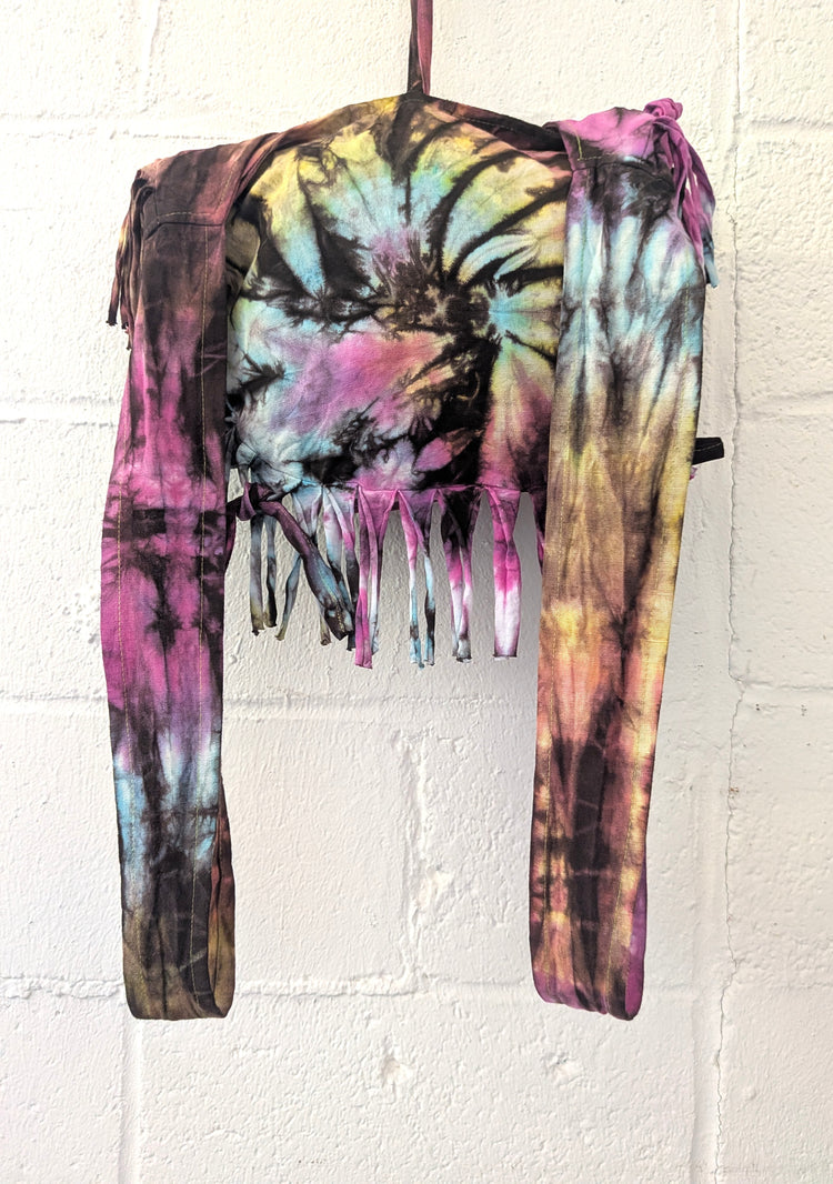 Rainbow Colored Tie Dye Crossbody