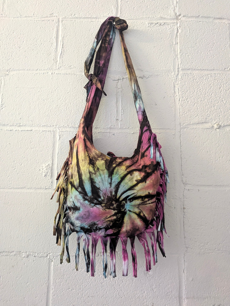 Rainbow Colored Tie Dye Crossbody