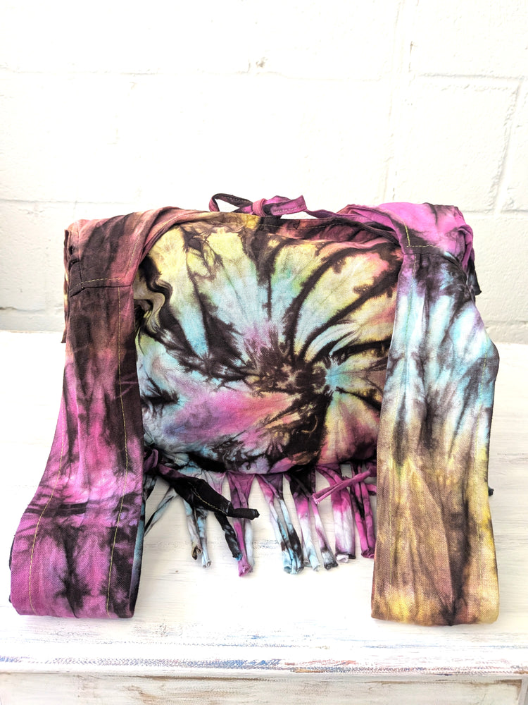 Rainbow Colored Tie Dye Crossbody