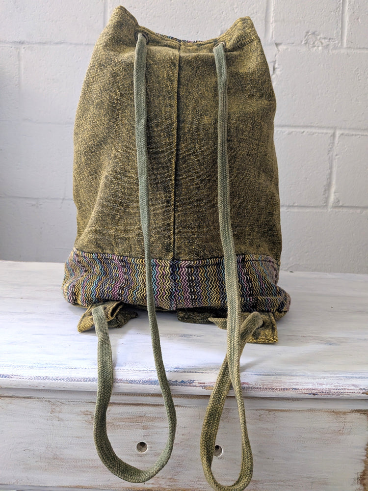 Sunflower Drawstring Backpack