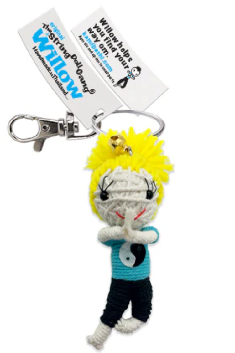 Willow Yoga Doll Keychain