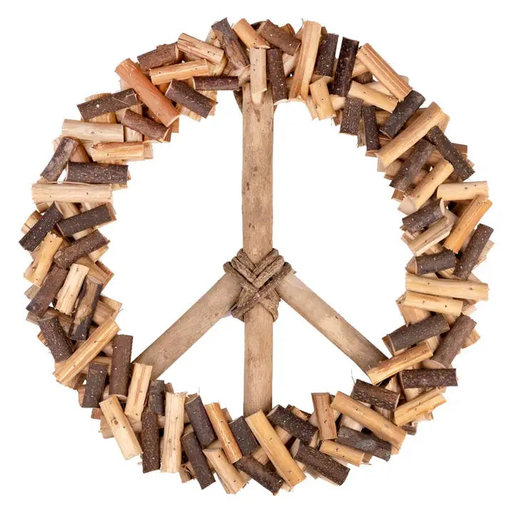 Zig Zag Peace Wreath