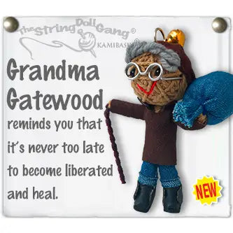 Grandma Gatewood String Doll Keychain