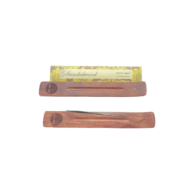 Tree of Life Wooden Incense Holder