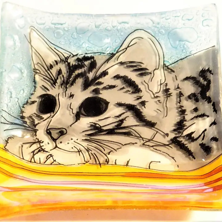 Mischievous Cat Dish