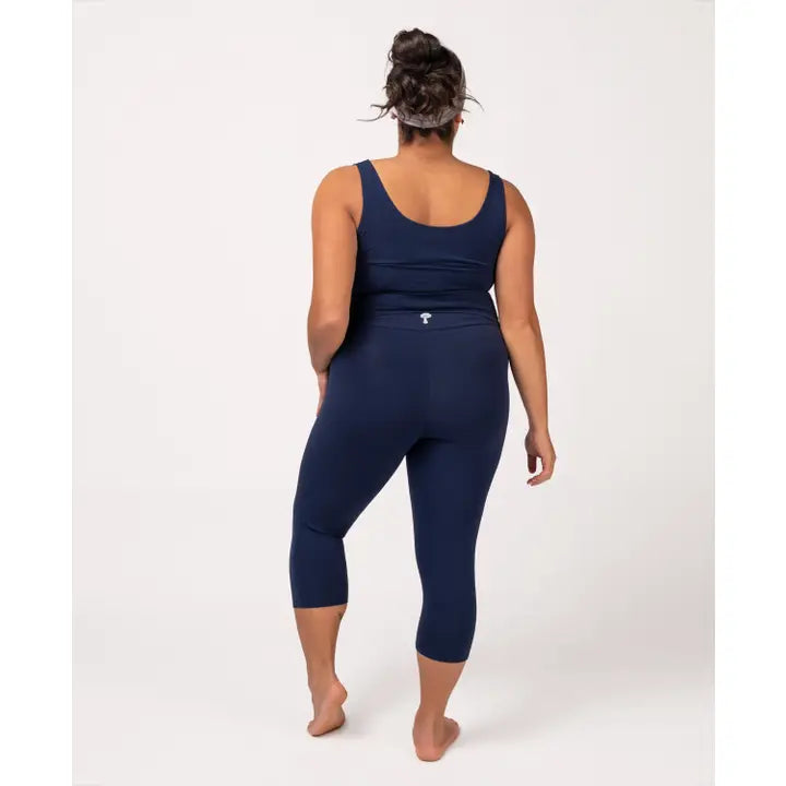 Mini Mushroom Organic Cropped Leggings