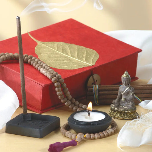 Gold Bodhi Meditation Box