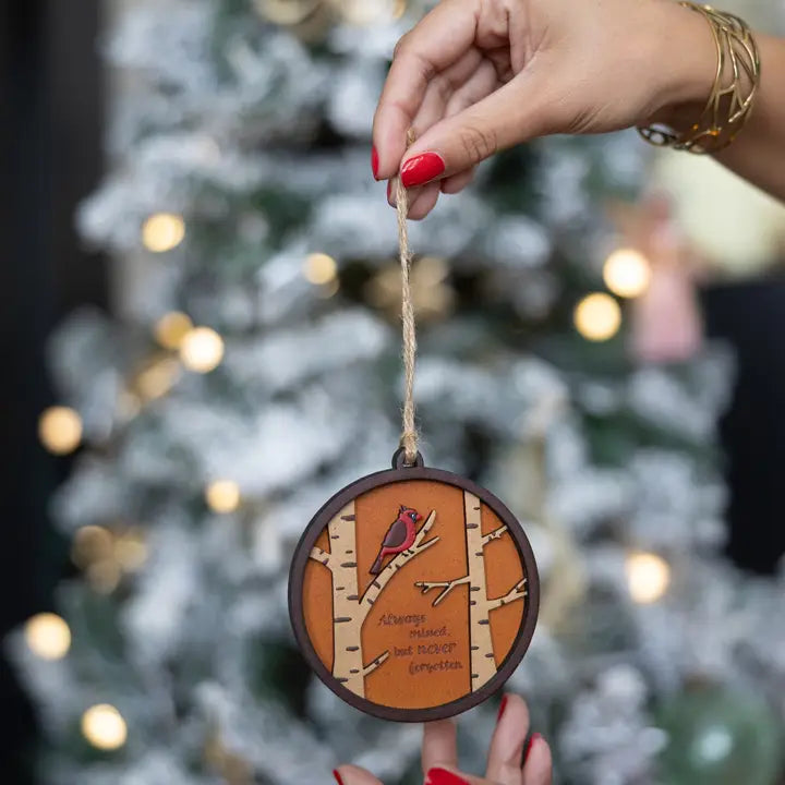 Here With Us Cardinal Ornament