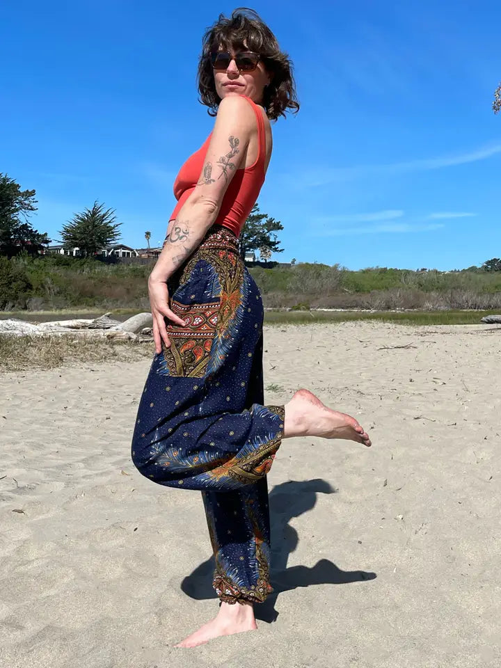 Peacock Pants (Open Leg)