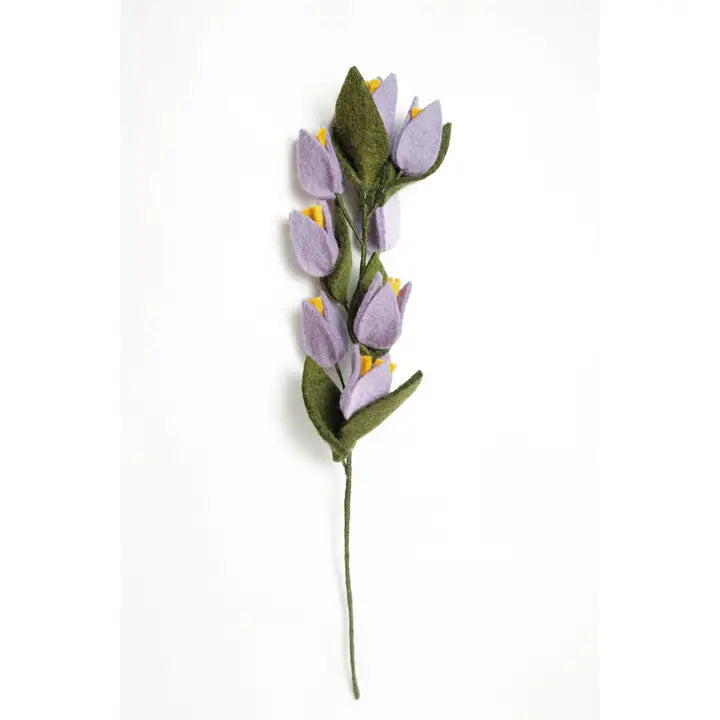 Felted Purple Tulip