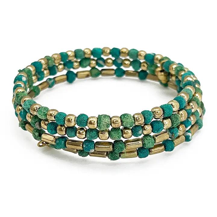 Aasha Chic Seagrass Coil Bracelet