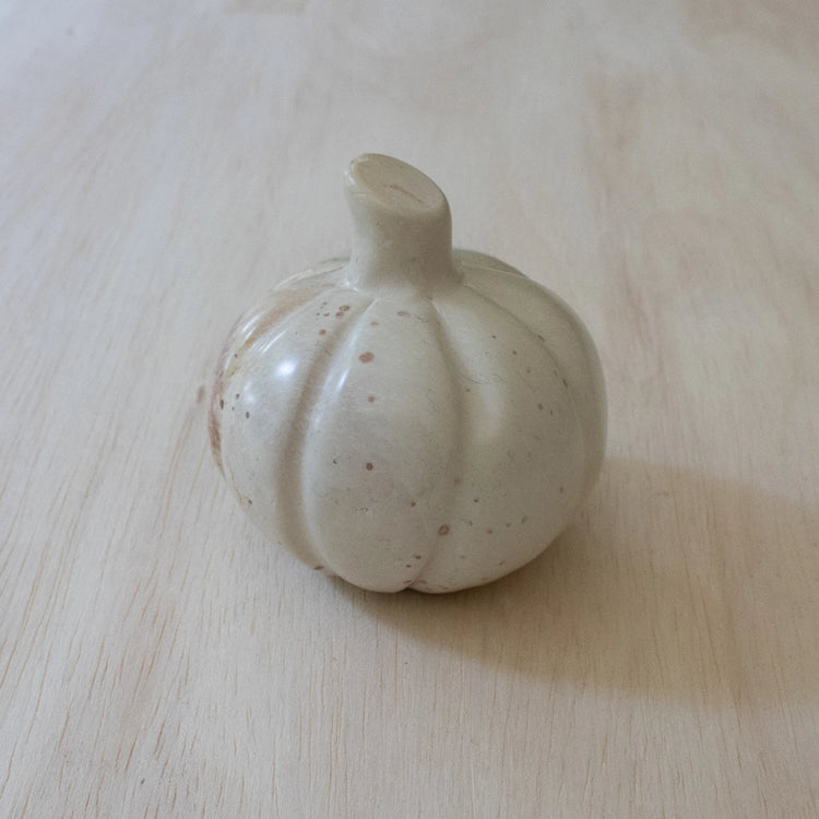 Natural Soapstone Pumpkin