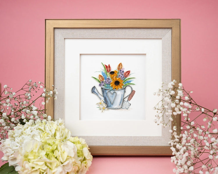 Garden Watering Can Greeting Card