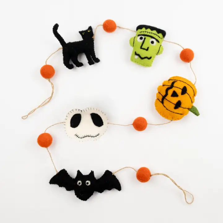 Halloween Friends Felt Garland