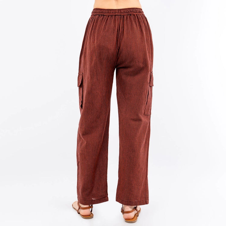 Cotton Hand-Loomed Cargo Pants
