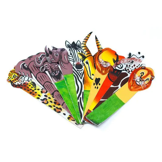 Leather Safari Animal Bookmark