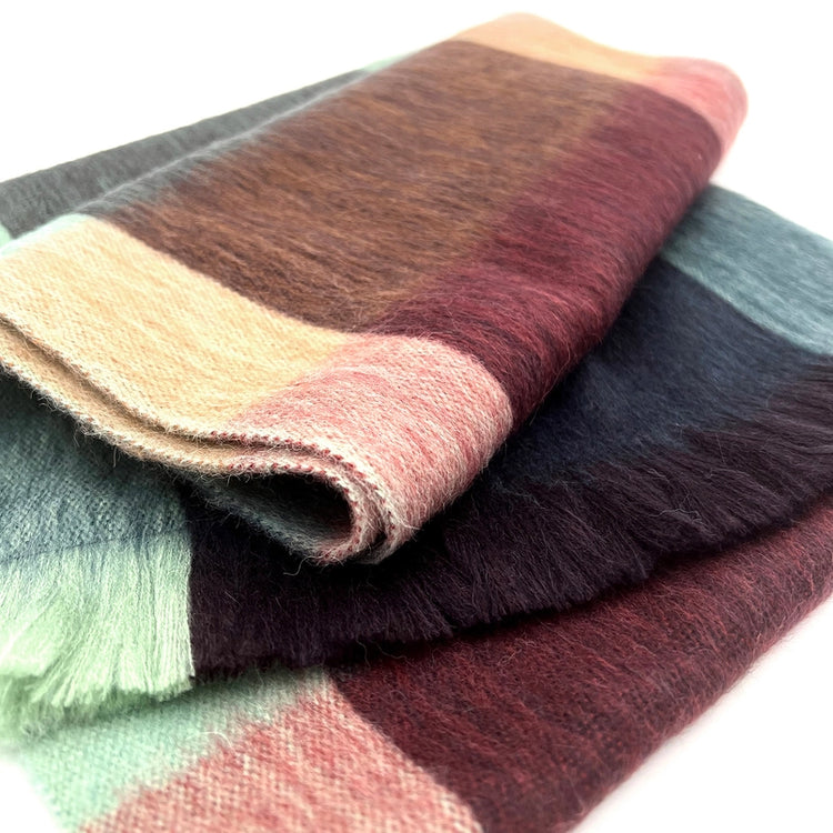 Twilight Alpaca Plaid Scarf