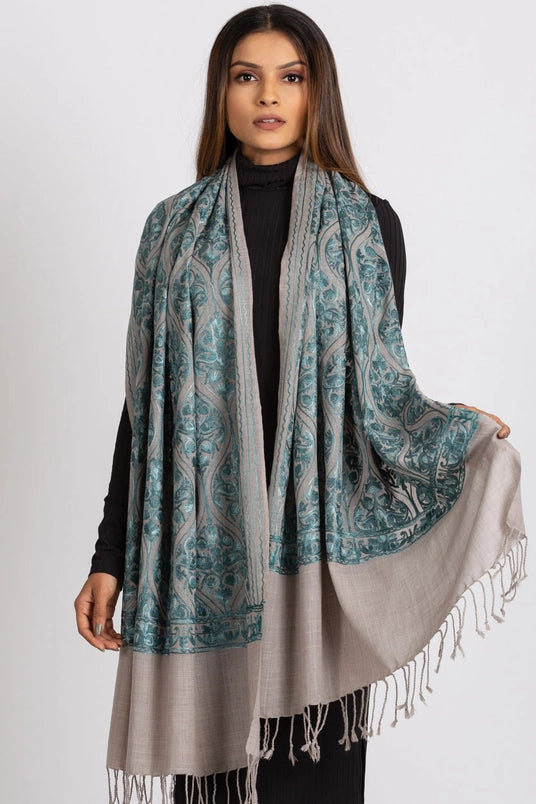 Surani Embroidered Shawl